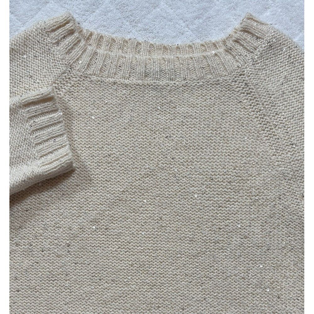 Talbots Wool Blend Sequin Sweater Cozy Women's La… - image 7